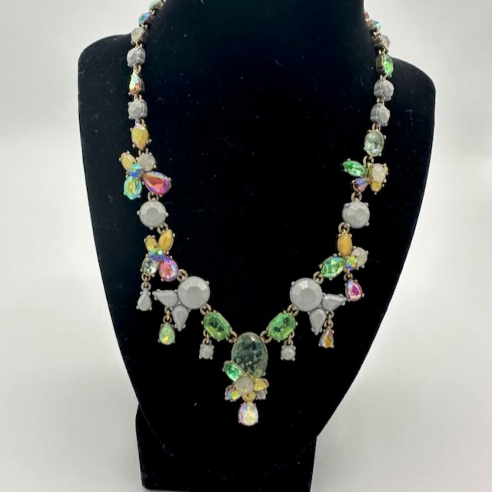 J. Crew Teardrop Statement Necklace